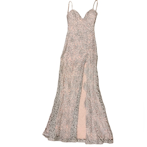 B Darlin Dresses & Skirts - Lace Maxi Prom Dress